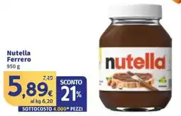 Sigma Nutella Ferrero offerta