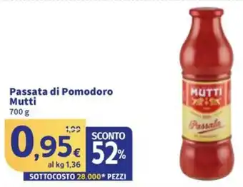 Sigma Passata di Pomodoro Mutti offerta