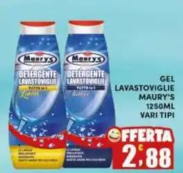 Maury's Gel lavastoviglie MAURY'S offerta