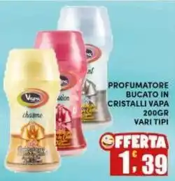 Profumatore bucato in cristalli VAPA