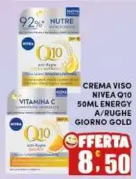 Maury's Crema viso nivea Q10 energy a/rughe giorno gold offerta