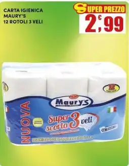Maury's Carta igienica MAURY'S offerta