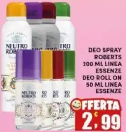 Maury's Deo spray roberts roberts essenze, deo roll on offerta