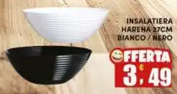 Maury's Insalatiera harena bianco/nero offerta