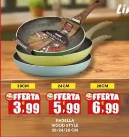 Maury's Padella wood style offerta