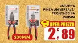 Maury's Maury's pinza universale/ tronchesina 200mm offerta