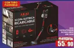 Maury's Akai aspirapolvere ricaricabile 2in1 150W offerta