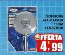 Maury's Soffione ma maison 3 funzioni offerta