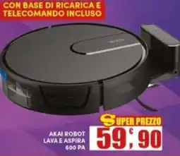 Maury's Akai robot lava e aspira 600 PA offerta