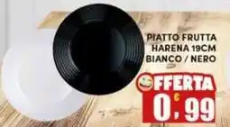Maury's Piatto frutta harena bianco/nero offerta