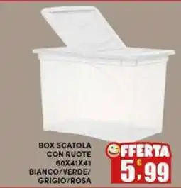 Maury's Box scatola con ruote bianco/verde/ grigio/rosa offerta