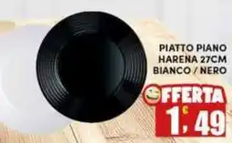 Maury's Piatto piano harena bianco/nero offerta