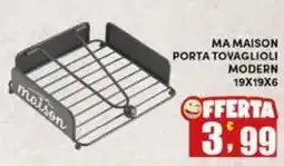 Maury's Mamaison porta tovaglioli modern offerta