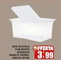 Maury's Box scatola con ruote bianco/verde/ grigio/rosa offerta