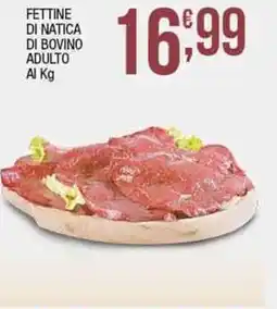 Sidis Fettine di natica di bovino adulto offerta