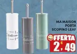 Maury's Ma maison porta scopino leaf offerta