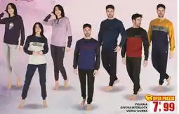 Maury's Pigiama givova interlock uomo/donna offerta