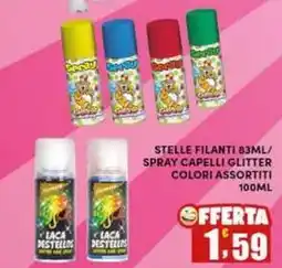 Maury's Stelle filanti/ spray capelli glitter offerta