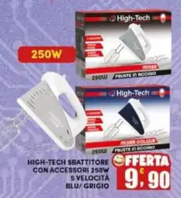 Maury's High-tech sbattitore con accessori 250W 5 velocità blu/grigio offerta