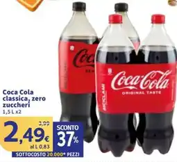 Sigma Coca Cola classica, zero zuccheri offerta