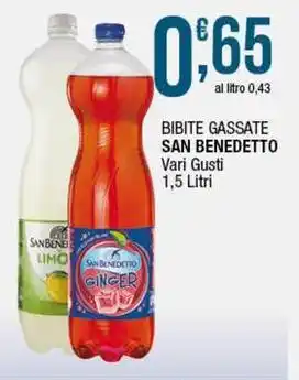 Sidis Bibite gassate SAN BENEDETTO offerta