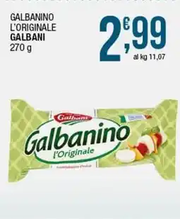 Sidis Galbanino l'originale GALBANI offerta
