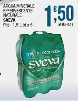 Sidis Acqua minerale effervescente naturale SVEVA offerta