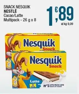 Sidis Snack nesquik nestlé cacao/latte multipack offerta