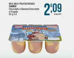 Sidis Muu muu fruit&friends cameo cioccolato e banana/cioccolato e fragola offerta