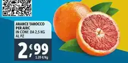 Deco Supermercati Arance tarocco per airc offerta