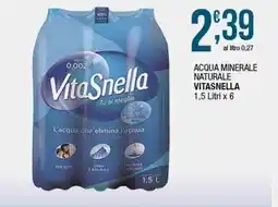 Sidis Acqua minerale naturale VITASNELLA offerta