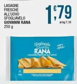 Sidis Lasagne fresche all'uovo sfogliavelo GIOVANNI RANA offerta