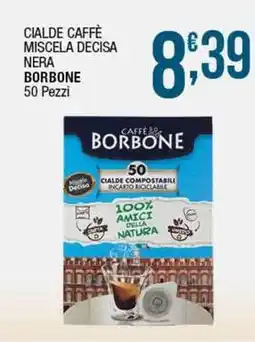 Sidis Cialde caffè miscela decisa nera BORBONE offerta