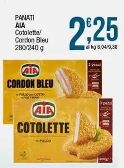 Sidis Panati aia cotolette/ cordon bleu offerta