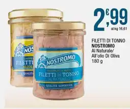 Sidis Filetti di tonno nostromo al naturale/ all'olio di oliva offerta