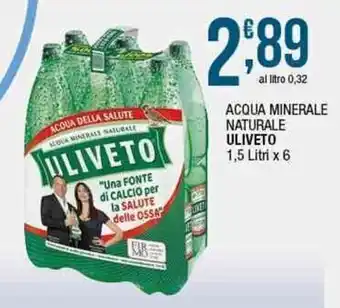 Sidis Acqua minerale naturale ULIVETO offerta