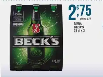 Sidis Birra BECK'S offerta