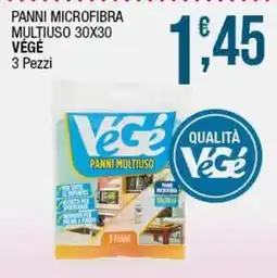 Sidis Panni microfibra multiuso 30x30 VÉGÉ offerta