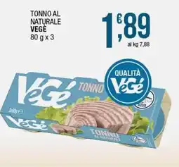 Sidis Tonno al naturale VEGĖ offerta