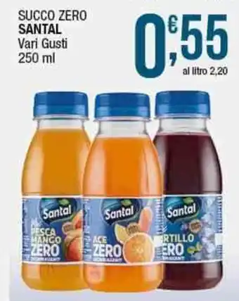 Sidis Succo zero SANTAL offerta