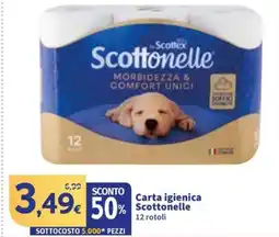Sigma Carta igienica Scottonelle 12 rotoli offerta
