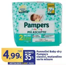 Sigma Pannolini Baby-dry Pampers classici, mutandino offerta