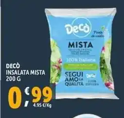 Deco Supermercati Deco insalata mista offerta