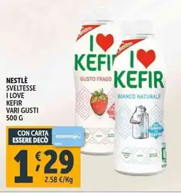 Deco Supermercati Nestlè sveltesse i love kefir offerta
