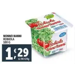 Deco Supermercati Nonno nanni robiola offerta