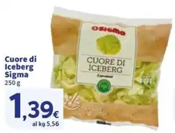 Sigma Cuore di Iceberg SIGMA offerta