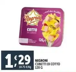 Deco Supermercati Negroni cubetti di cotto offerta