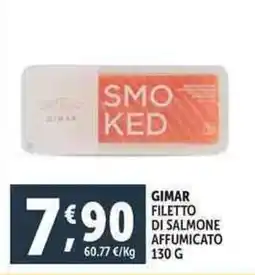 Deco Supermercati Gimar filetto di salmone affumicato offerta