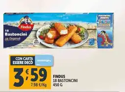 Deco Supermercati Findus 18 bastoncini offerta