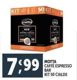 Deco Supermercati Motta caffè espresso bar kit 50 cialde offerta